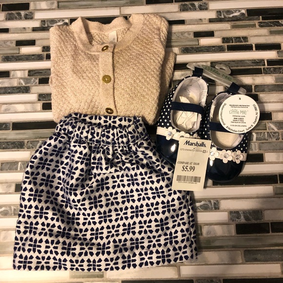 Cherokee Other - Skirt and sweater and shoes